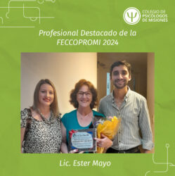 Profesional Destacada FECCOPROMI 2024 | Lic. Mayo