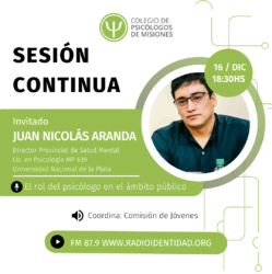 Sesión Continua en Radio Identidad