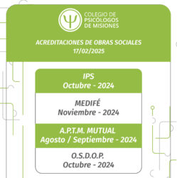Acreditaciones 17/02/2025