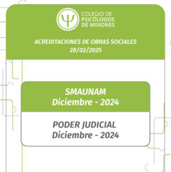 Acreditaciones de Obras Sociales 28/02/2025