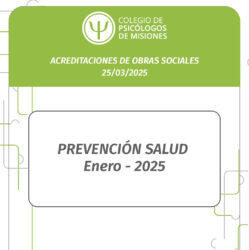 Acreditaciones 25/03/2025