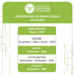 Acreditaciones 07/04/2025