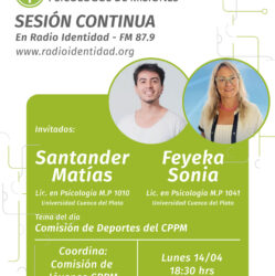 Sesion Continua en Radio Identidad: Lic. Santander y Lic. Feyeka