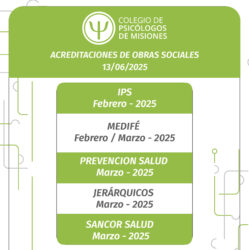 Acreditación de Obras Sociales 13/06/2025