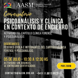 Psicoanálisis y Clínica en Contexto de Encierro
