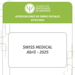 Acreditaciones de Obras Sociales 07/07/2025