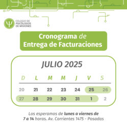 Cronograma de Presentación de OS (JULIO)