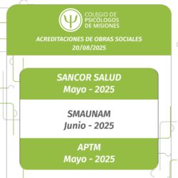 Acreditaciones de Obras Sociales 20/08/2025
