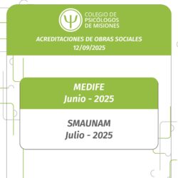 Acreditaciones de obras sociales 12-09-2025