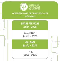 Acreditaciones de Obras Sociales 10-10-2025
