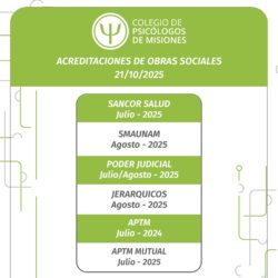 Acreditaciones OS 21/10/2025
