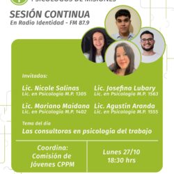 Sesión continua en Radoi Identidad: Las consultoras en psicología del trabajo