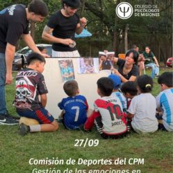 Comision de Deportes: Taller con niños para manejar las emociones en el deporte