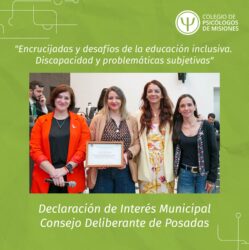 Declaración de Interés Municipal por el Honorable Concejo Deliberante de la Ciudad de Posadas