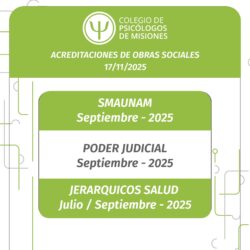 Acreditacion de Obras Sociales 17/11/2025