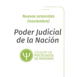 PODER JUDICIAL DE LA NACION – Actualizacion de honorarios