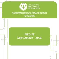 Acreditaciones de obras sociales 12/12/2025