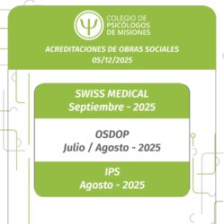 Acreditaciones de Obras Sociales 05/12/2025