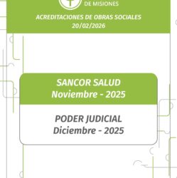 Acreditaciones de O.S 20-02-2026
