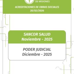 Acreditaciones de O.S 20-02-2026