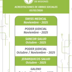 Acreditacion de Obras Sociales 03-02-2026