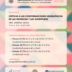 Seminario de Posgrado FACEP – Universidad Nacional del Comahue