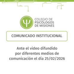 COMUNICADO INSTITUCIONAL 26/02/2026