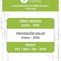 Acreditación de Obras Sociales 10-04-2026
