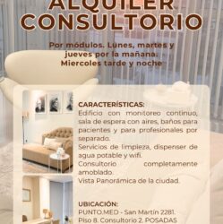 Alquiler disponible en Posadas