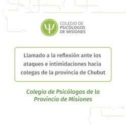 Comunicado CPPM ante ataques hacia colegas de la provincia de Chubut