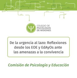 Comunicado: Comsión de Psicología y Educación CPPM