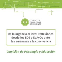 Comunicado: Comsión de Psicología y Educación CPPM