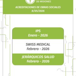 Acreditación de Obras Sociales 8-05-2026