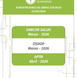 Acreditaciones OS 23/06/2026