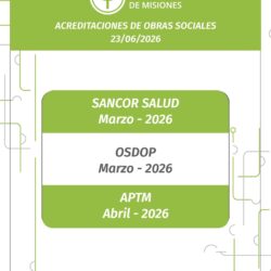 Acreditaciones OS 23/06/2026