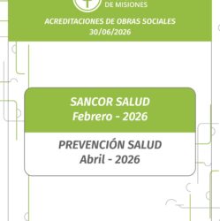Acreditaciones de OS 30-06-2026