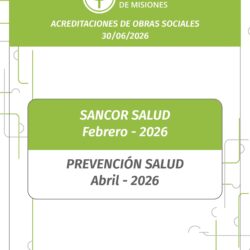Acreditaciones de OS 30-06-2026
