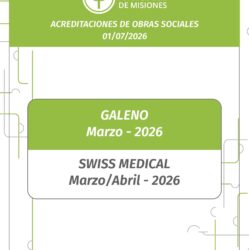 Acreditación de Obras Sociales 01/07/2026