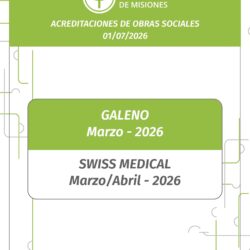 Acreditación de Obras Sociales 01/07/2026