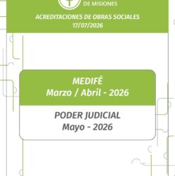 Acreditaciones Obras Sociales 17/07/2026