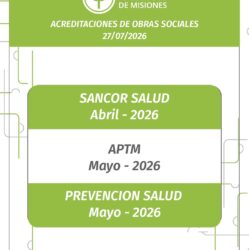 Acreditacion de Obras Sociales – 23/07/2026