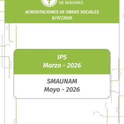 Acreditaciones Obras Sociales 08/07/2026