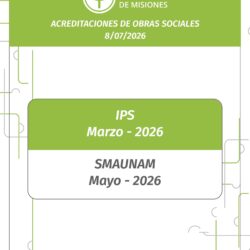 Acreditaciones Obras Sociales 08/07/2026