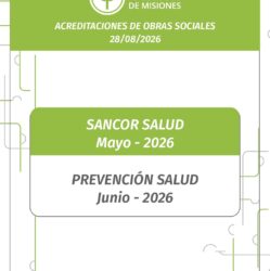 Acreditaciones de Obras Sociales 29-08-26