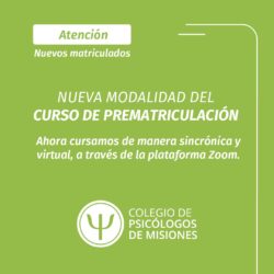 Curso de Prematriculación virtual sincrónico
