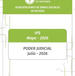 Acreditación de Obras Sociales 10-06-2026