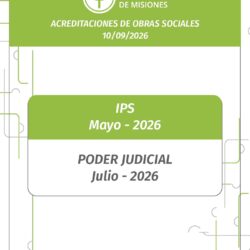 Acreditación de Obras Sociales 10-06-2026