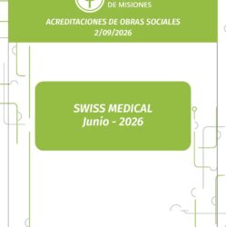 Acreditaciones de obras sociales 2/09/26