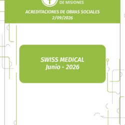 Acreditaciones de obras sociales 2/09/26
