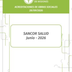 Acreditacion de obras sociales 28/09/2026